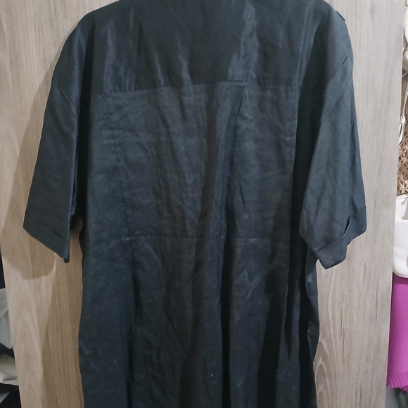 Men's Black Dress Shirt - Picture 4 of 4